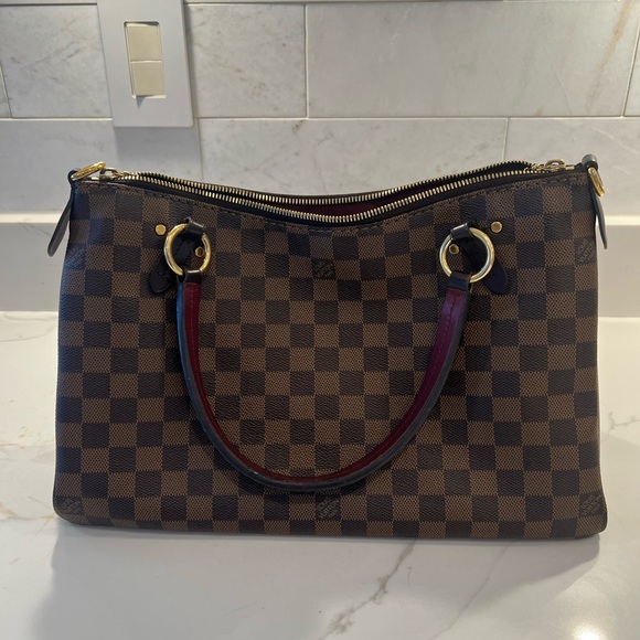 Louis Vuitton Brown Checkered Shoulder Bag